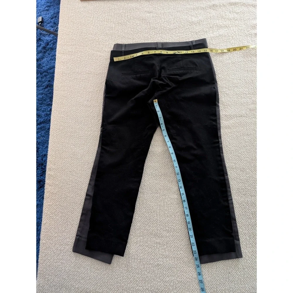 Banana Republic Sloan Fit Pants Bundle 6P Black Gray Petite Ankle Dress Trousers